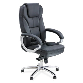 Scaun directorial piele mecanism balans multiblock OFF5850 Summit NEGRU