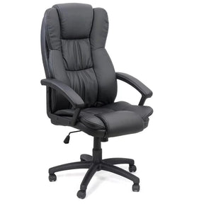 Scaun directorial piele mecanism balans OFF510 Confort Star NEGRU