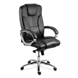 Scaun executiv piele naturala mecanism balans multiblock OFF5860 Genuine NEGRU