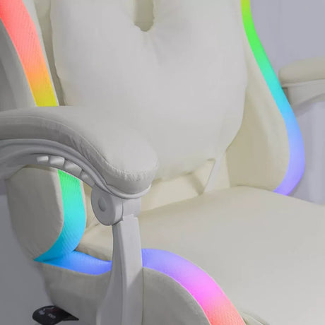Scaun gaming multicolor piele rabatabil led RGB OFF298 Anime
