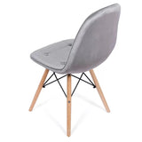 Scaun living catifea buretat cadru lemn fag BUC232V Mellow