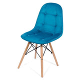 Scaun living catifea buretat cadru lemn fag BUC232V Mellow
