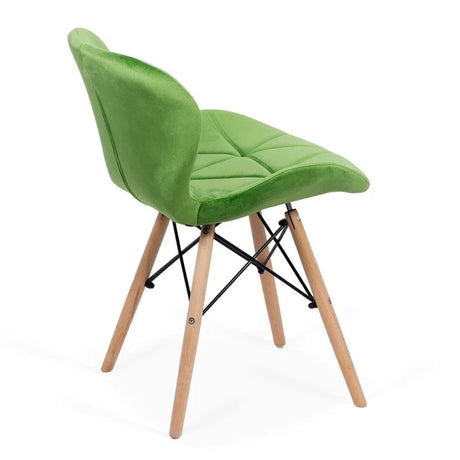 Scaun living catifea buretat cadru lemn fag BUC241V Flare