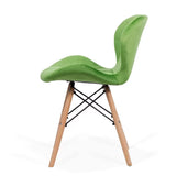 Scaun living catifea buretat cadru lemn fag BUC241V Flare