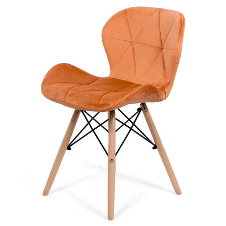 Scaun living catifea buretat cadru lemn fag BUC241V Flare