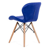 Scaun living catifea buretat cadru lemn fag BUC241V Flare