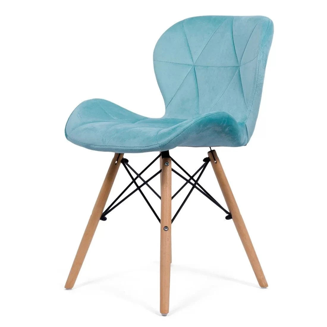 Scaun living catifea buretat cadru lemn fag BUC241V Flare