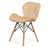 Scaun living catifea buretat cadru lemn fag BUC241V Flare