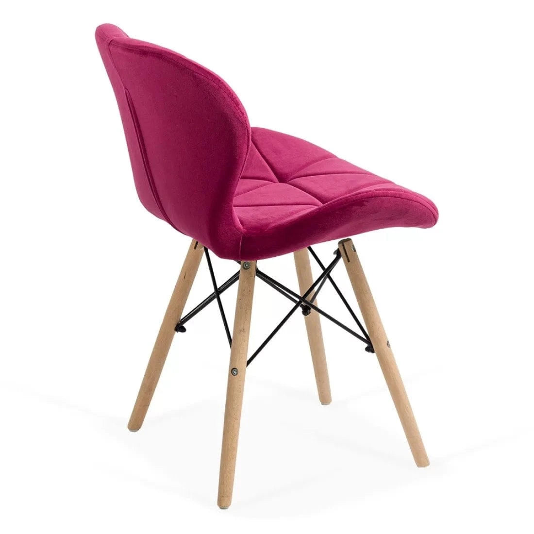 Scaun living catifea buretat cadru lemn fag BUC241V Flare