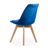 Scaun living catifea buretat cadru lemn fag BUC242V Iceland