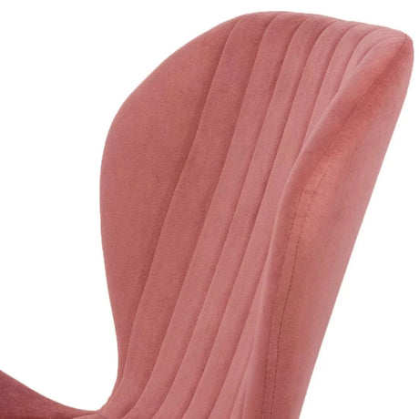 Scaun living catifea buretat cadru metalic negru BUC248 Roi