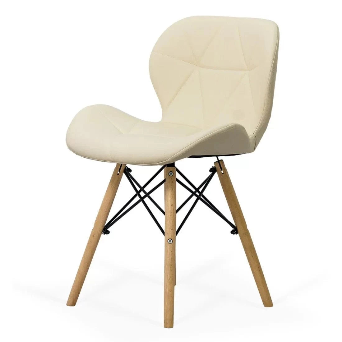 Scaun living piele buretat cadru lemn fag BUC 241 Lotus