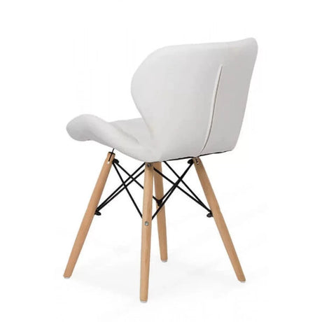 Scaun living piele buretat cadru lemn fag BUC 241 Lotus