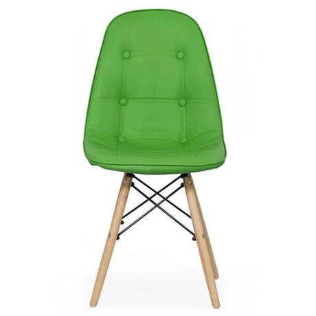 Scaun living piele buretat cadru lemn fag BUC232 Mediterana