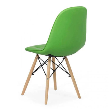 Scaun living piele buretat cadru lemn fag BUC232 Mediterana