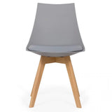 Scaun living piele buretat cadru lemn fag BUC245 Penthouse