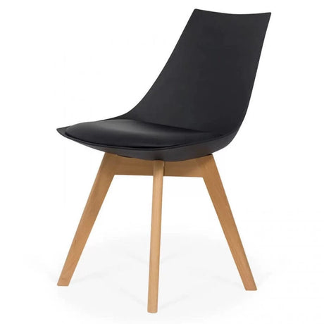 Scaun living piele buretat cadru lemn fag BUC245 Penthouse