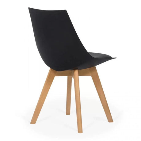 Scaun living piele buretat cadru lemn fag BUC245 Penthouse