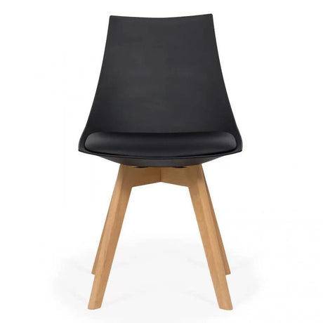 Scaun living piele buretat cadru lemn fag BUC245 Penthouse