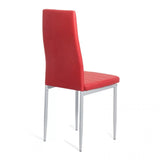 Scaun living piele buretat cadru metalic gri BUC263 Trendy