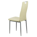 Scaun living piele buretat cadru metalic gri BUC264 Weekend