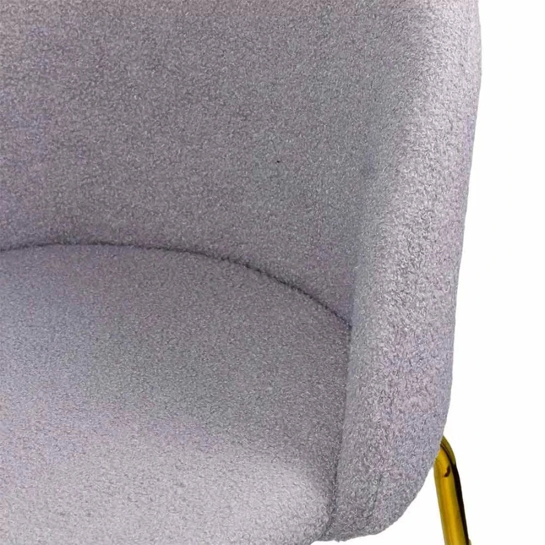 Scaun living stofa buretat cadru metalic auriu BUC284 Mer