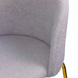 Scaun living stofa buretat cadru metalic auriu BUC284 Mer