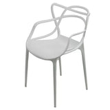 Scaun plastic terasa cadru fix stivuibil HRC599 Barex