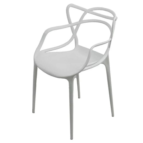 Scaun plastic terasa cadru fix stivuibil HRC599 Barex