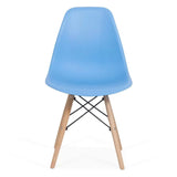 Scaun terasa sezut plastic picioare lemn fag BUC232P Sunny