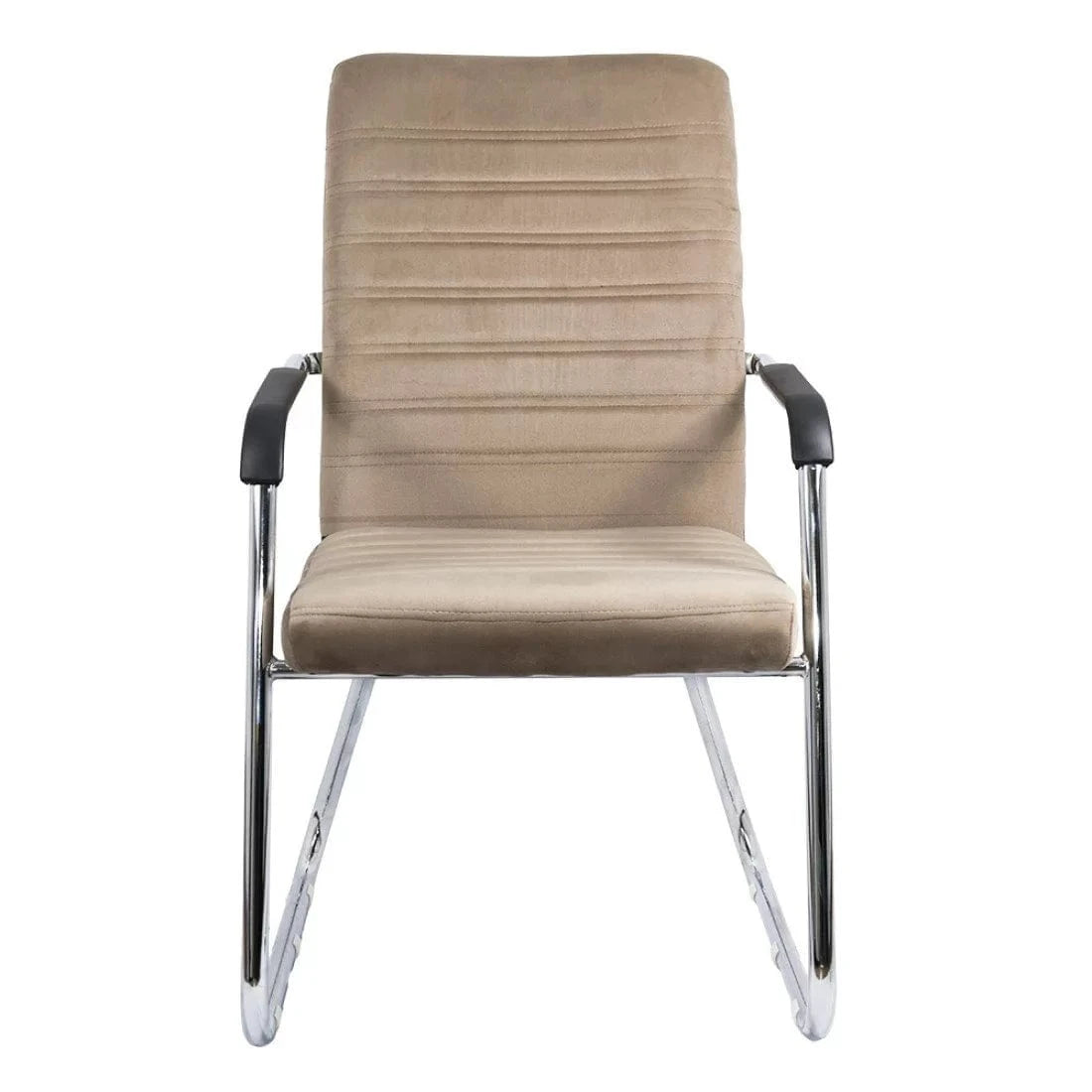 Scaun vizitatori catifea cadru cromat fix OFF833V Atrium