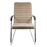 Scaun vizitatori catifea cadru cromat fix OFF833V Atrium