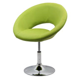 Scaun relaxare piele cadru otel cromat ajustabil REL218 Sun