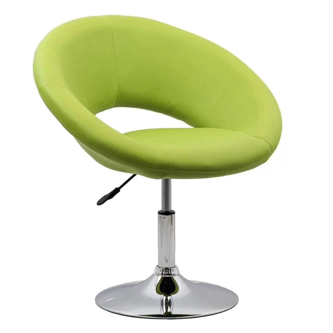Scaun relaxare piele cadru otel cromat ajustabil REL218 Sun
