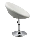 Scaun relaxare piele cadru otel cromat ajustabil REL218 Sun