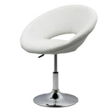 Scaun relaxare piele cadru otel cromat ajustabil REL218 Sun