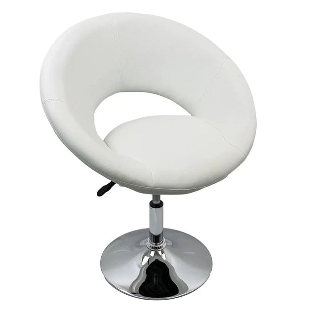 Scaun relaxare piele cadru otel cromat ajustabil REL218 Sun
