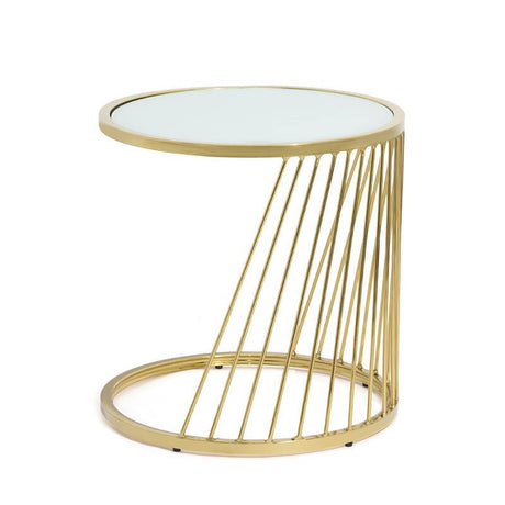 Set masute cafea aurii sticla securizata BUC013 Mirage Gold