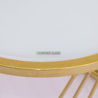 Set masute cafea aurii sticla securizata BUC013 Mirage Gold